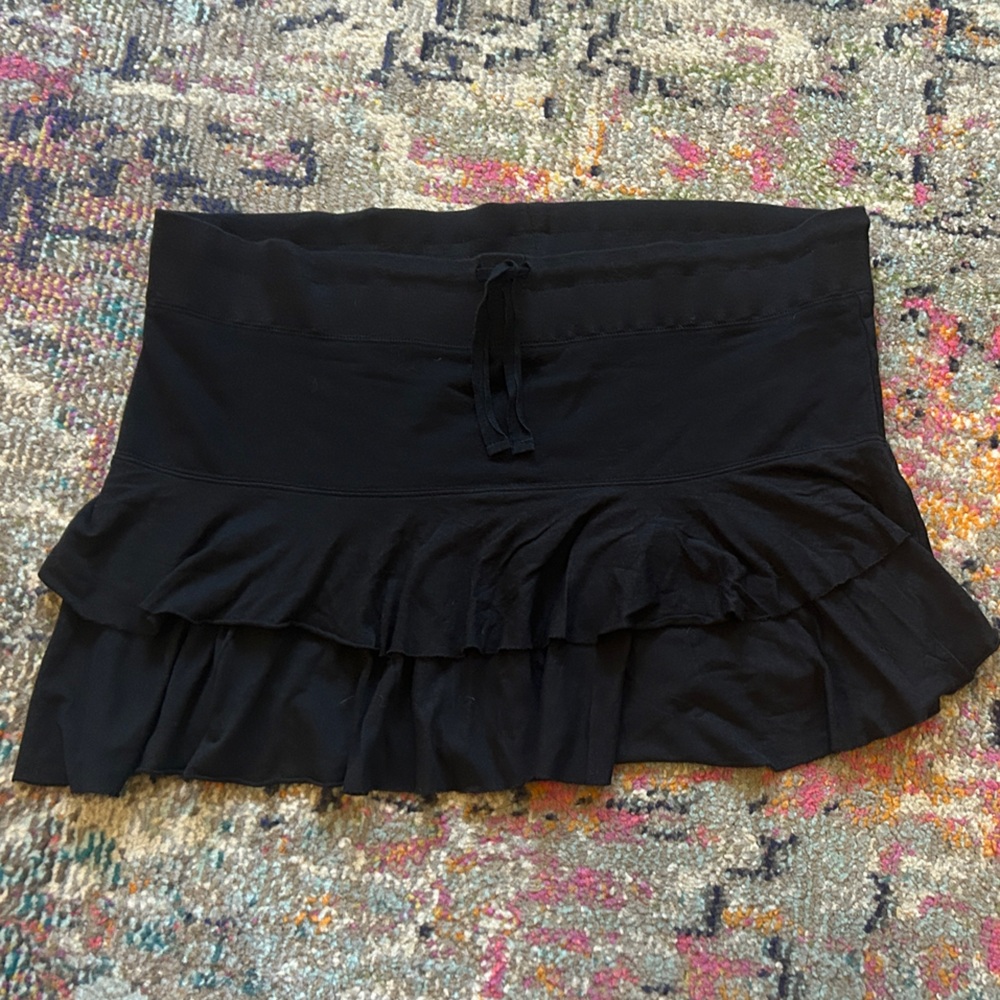 Express Black Women's Tiered Ruffled Skirt size medium EUC